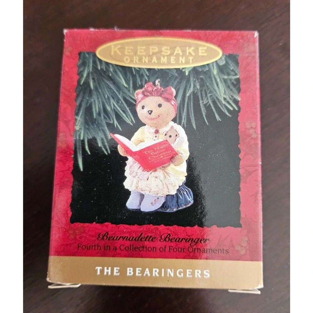 Vintage Hallmark Keepsake Christmas Ornament Bearnadette Bearinger 1993